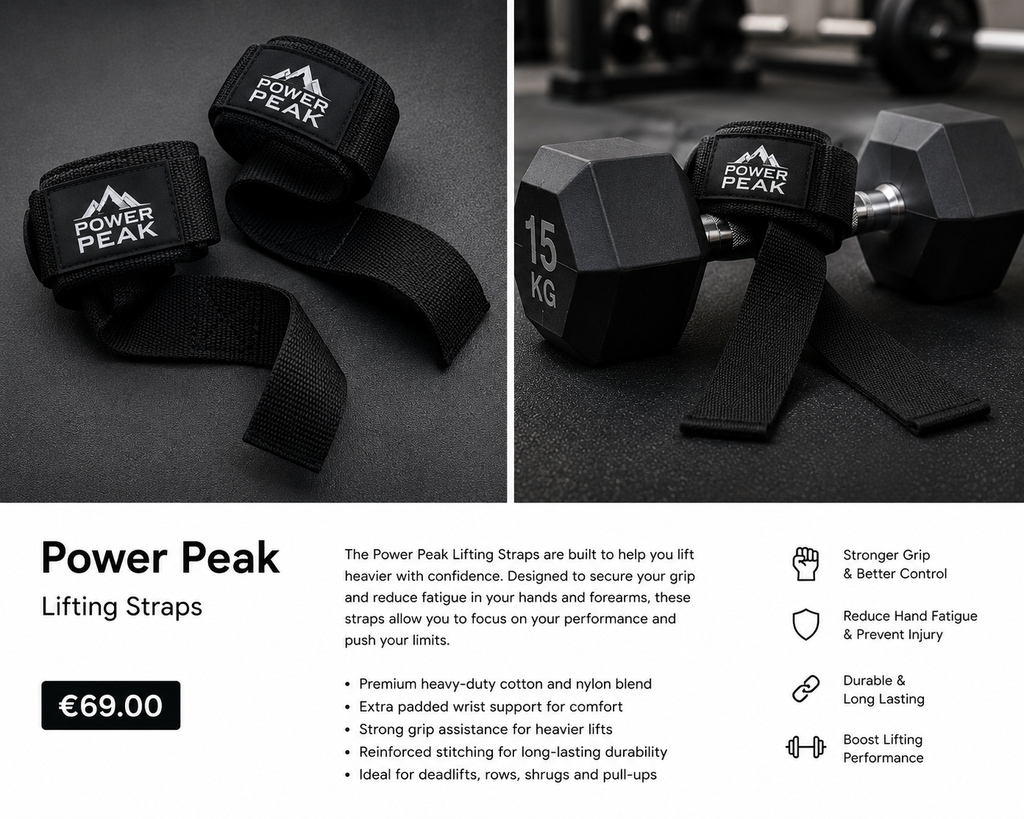 Power Peak Lifting Straps